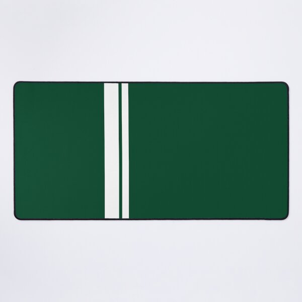 Item preview, Single Racing Stripe White - Rigth Side - White Pinstripe (British Racing Green) designed and sold by Racing Stripes Only.