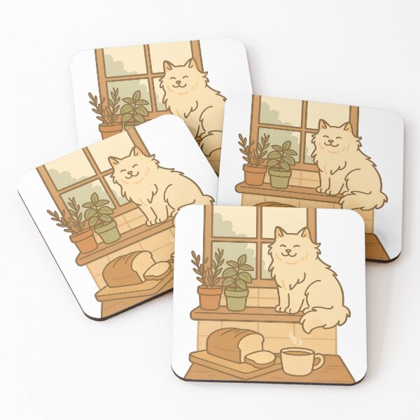 Item preview, Cozy Kitchen Cat – Martha Stewart Aesthetic Sticker designed and sold by StickyGuys.