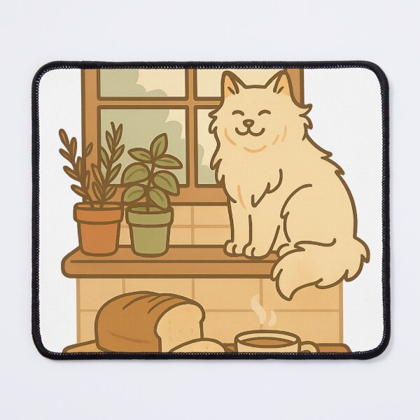 Item preview, Cozy Kitchen Cat – Martha Stewart Aesthetic Sticker designed and sold by StickyGuys.
