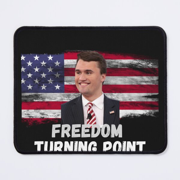 Item preview, Charlie Kirk Freedom Turning Point T-Shirt designed and sold by Naro Hive.