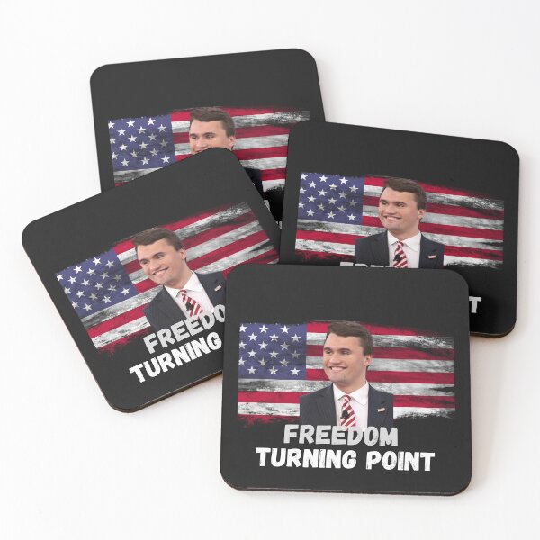 Item preview, Charlie Kirk Freedom Turning Point T-Shirt designed and sold by Naro Hive.