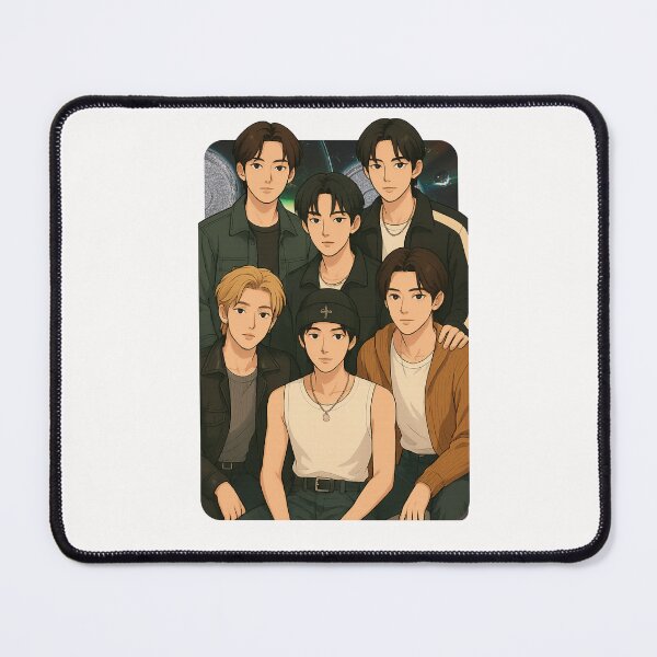 Item preview, BOYNEXTDOOR Cartoon illustration Collage K-pop Group designed and sold by AJUNICE STUDIO.