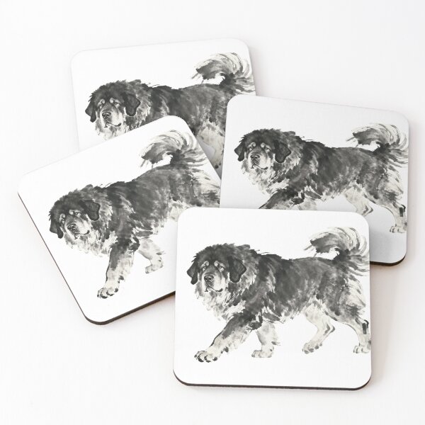 Item preview, Ink Drawing Art for Tibetan Mastiff designed and sold by forget45studio.