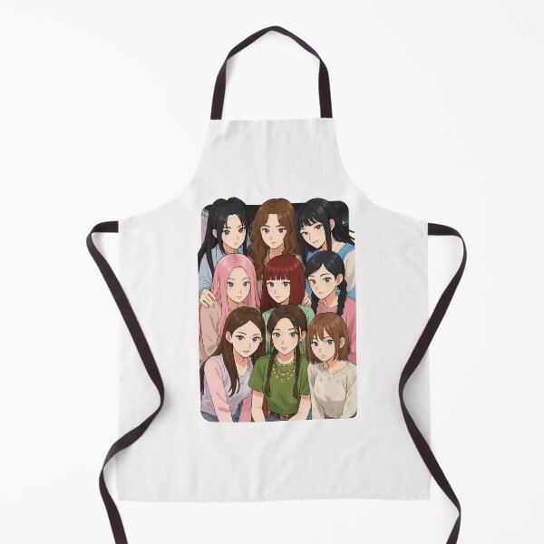 Item preview, TWICE Cartoon illustration Collage K-pop Group designed and sold by AJUNICE STUDIO.