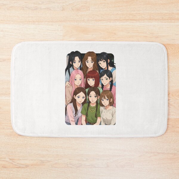 Item preview, TWICE Cartoon illustration Collage K-pop Group designed and sold by AJUNICE STUDIO.