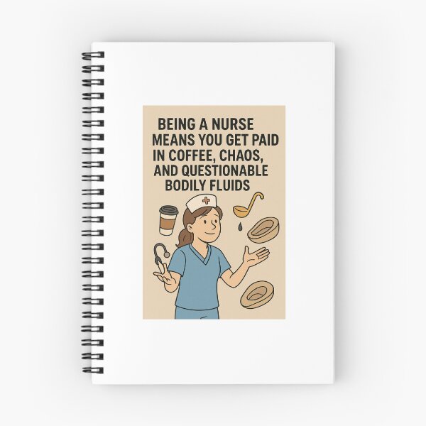 Item preview, Being a nurse means you get paid in coffee, chaos, and questionable bodily fluids designed and sold by Twin2too.
