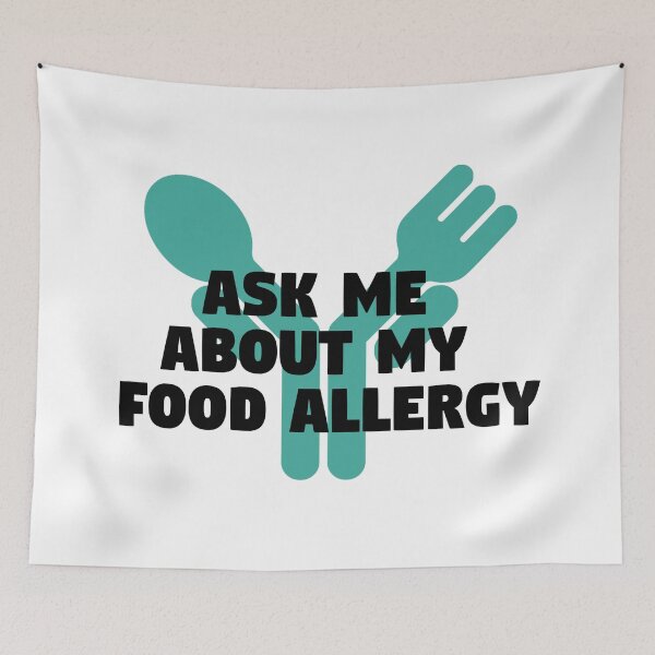 Item preview, Ask Me About My Food Allergy designed and sold by d00mface.