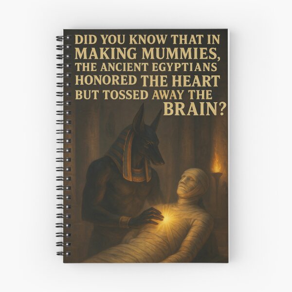 Item preview, Ancient Egyptian Mummies Had Hearts But No Brain designed and sold by FriskyLemur.