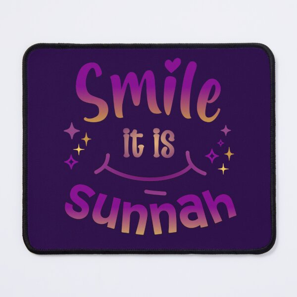 Item preview, Smile, It’s Sunnah ( purple, no Bg ) – Islamic Positivity Design designed and sold by D-Islamic.