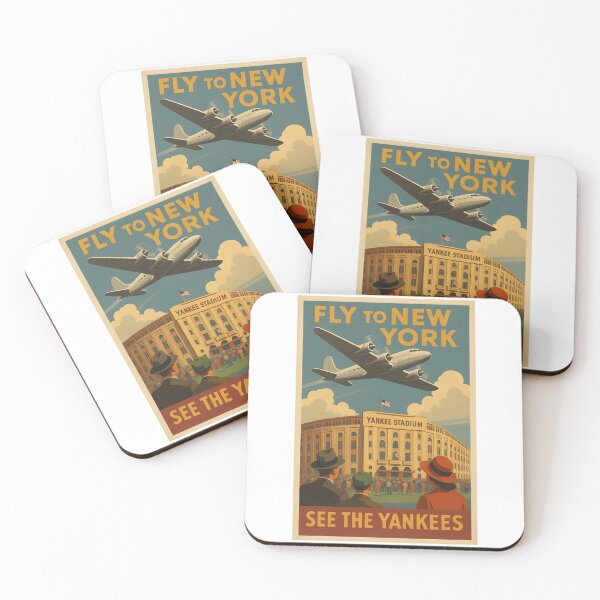 Item preview, Vintage Yankee Stadium Travel Poster – Retro New York Baseball Wall Art – Art Deco Sports Memorabilia Print designed and sold by WhisperFrame.
