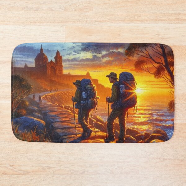 Item preview, Way of St James, Spain (Arrival at the evening stage) designed and sold by jefboutique6150.