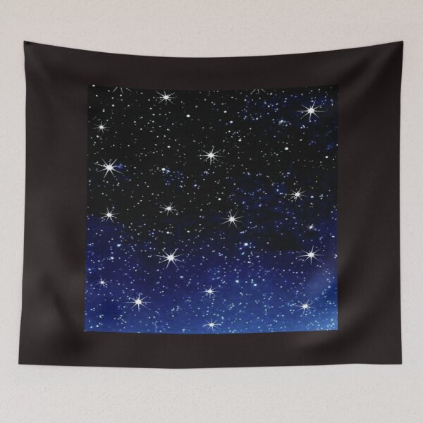 Item preview, Twinkling Stars at Night Artwork  designed and sold by NivyasArtistry.