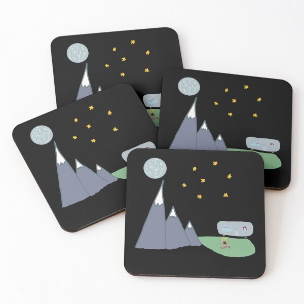 Item preview, Camp Fire Under the Moonlit Sky designed and sold by RepeatCandy.