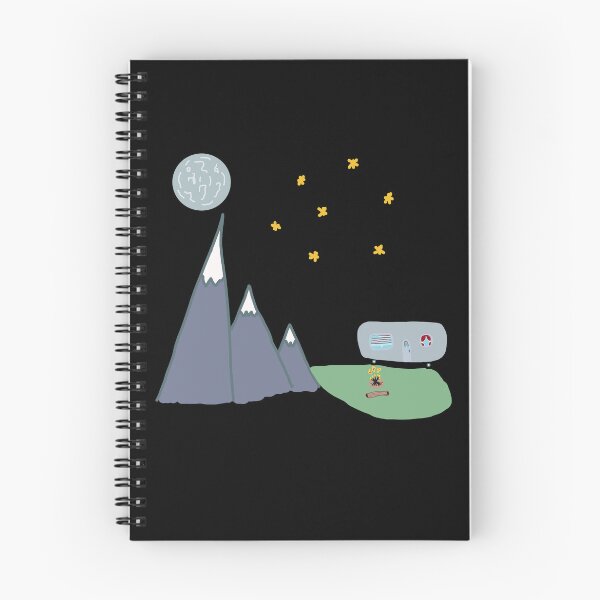 Item preview, Camp Fire Under the Moonlit Sky designed and sold by RepeatCandy.