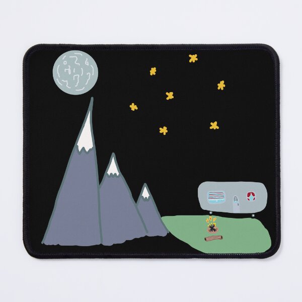 Item preview, Camp Fire Under the Moonlit Sky designed and sold by RepeatCandy.