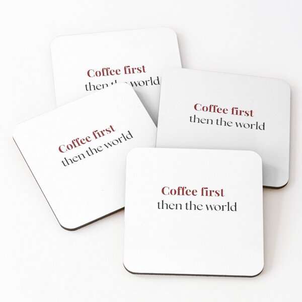 Item preview, Coffee First Then the World designed and sold by Omarmadani.
