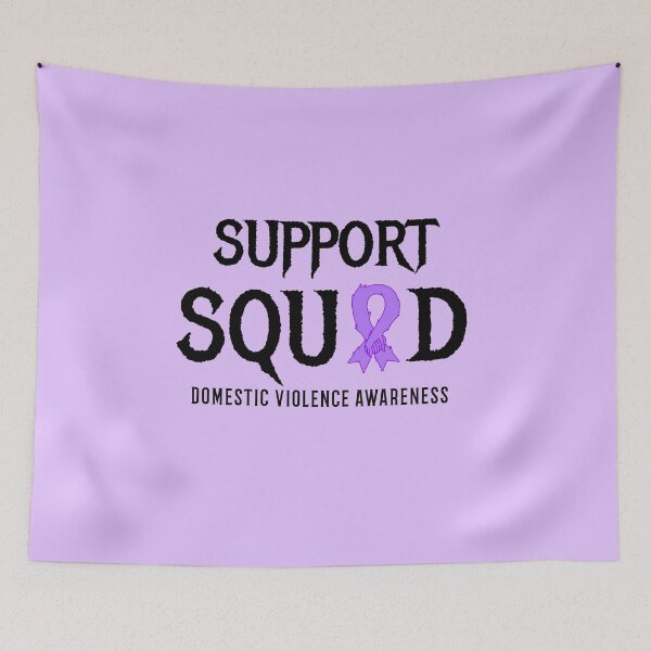 Item preview, Support Squad Domestic Violence Awareness designed and sold by 87-Aesthetics.