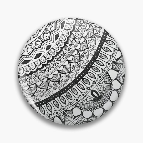 Item preview, Mandala in B&W designed and sold by ArtByRimaH.