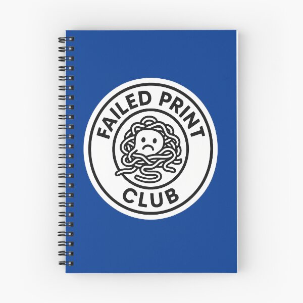 Item preview, Failed Print Club – 3D Printing Spaghetti Badge designed and sold by Orca Chuckle Studios.