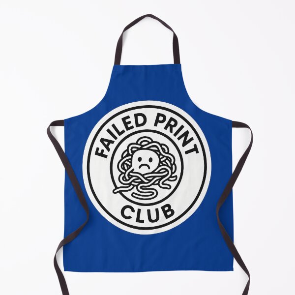 Item preview, Failed Print Club – 3D Printing Spaghetti Badge designed and sold by Orca Chuckle Studios.