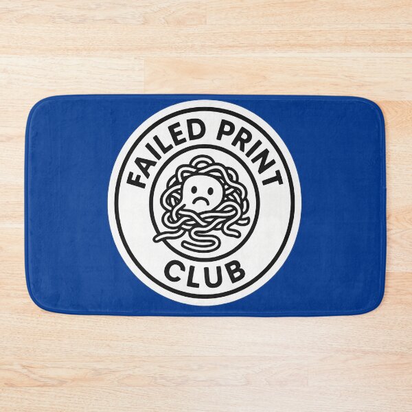 Item preview, Failed Print Club – 3D Printing Spaghetti Badge designed and sold by Orca Chuckle Studios.