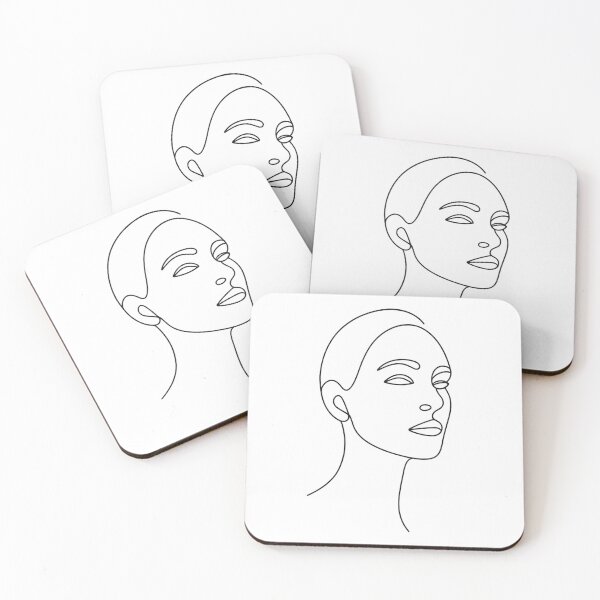 Item preview, Minimalist One-Line Face designed and sold by mo-carnival.