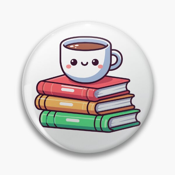 Item preview, Cute Coffee Cup and Books – Kawaii Study Buddy Design designed and sold by Coffee Lifestyle.