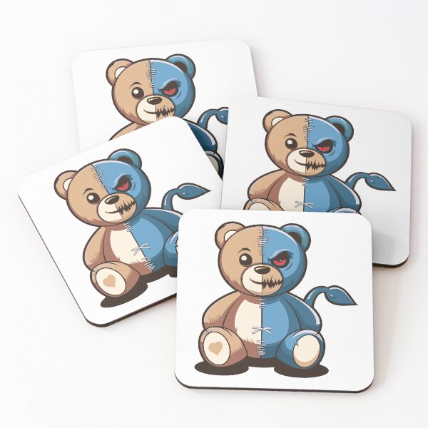 Item preview, Cute but Dangerous Teddy Bear – Vector Art designed and sold by Vextura.
