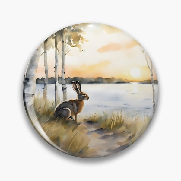 Item preview, Hare by Lake designed and sold by CalmnessbyChoice.