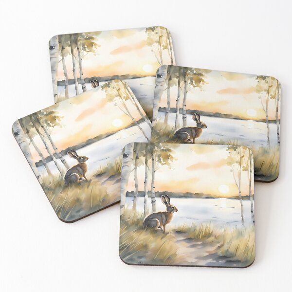 Item preview, Hare by Lake designed and sold by CalmnessbyChoice.