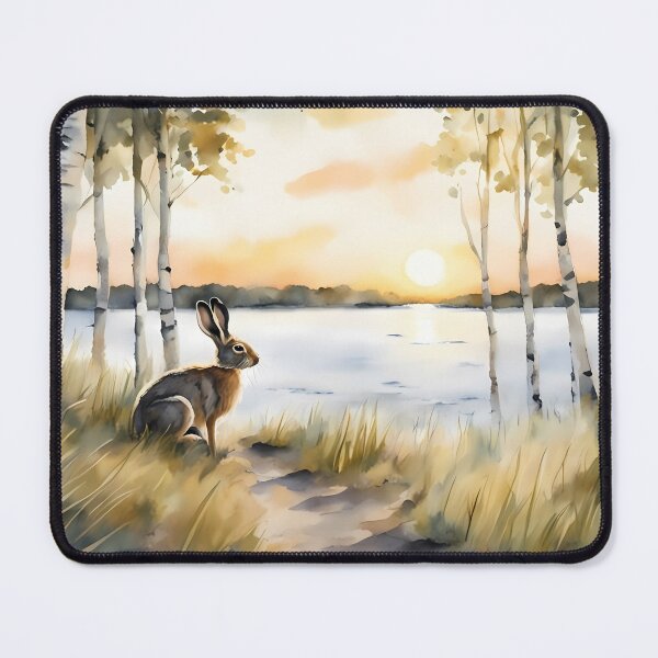 Item preview, Hare by Lake designed and sold by CalmnessbyChoice.