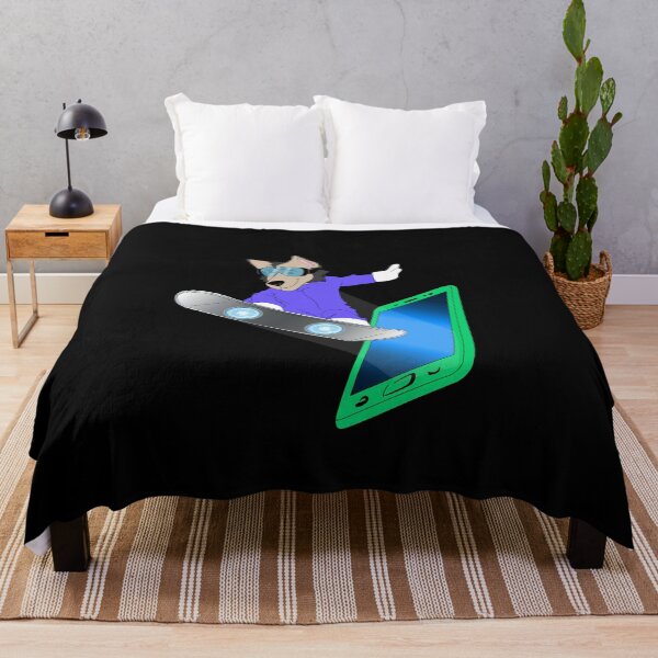 Item preview, Snowboarder Jumping from Phone designed and sold by AdrianaOliveira.