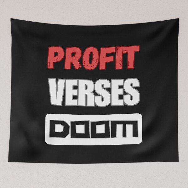 Item preview, a profit verses doom designed and sold by aledfychan.