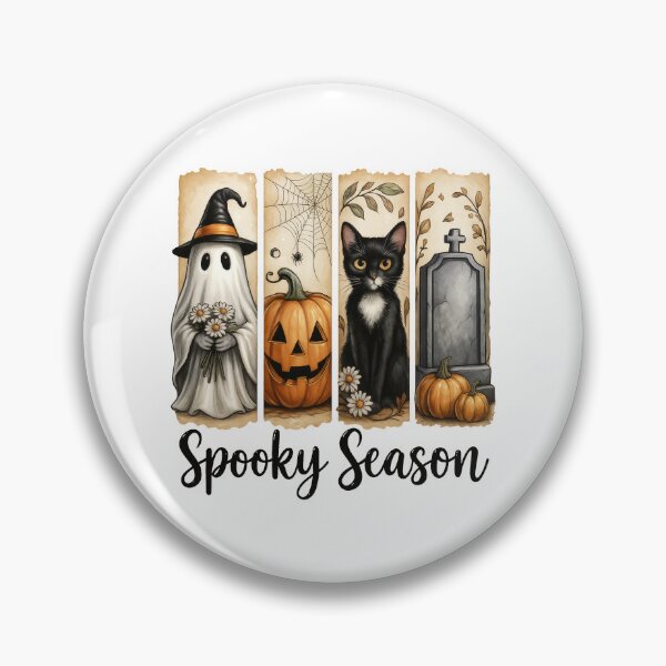 Item preview, Spooky Season Brush Lettering Design designed and sold by CleanDecor.