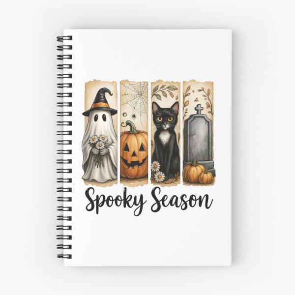 Item preview, Spooky Season Brush Lettering Design designed and sold by CleanDecor.