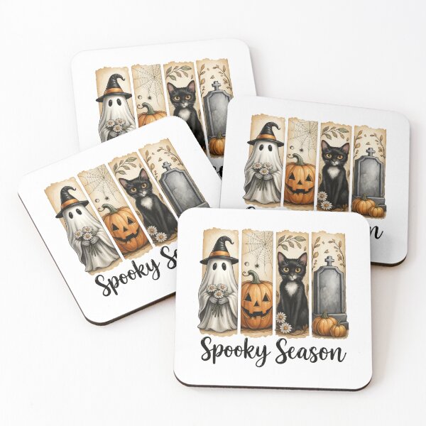 Item preview, Spooky Season Brush Lettering Design designed and sold by CleanDecor.