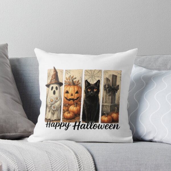 Item preview, Happy Halloween Brush Lettering Design designed and sold by CleanDecor.