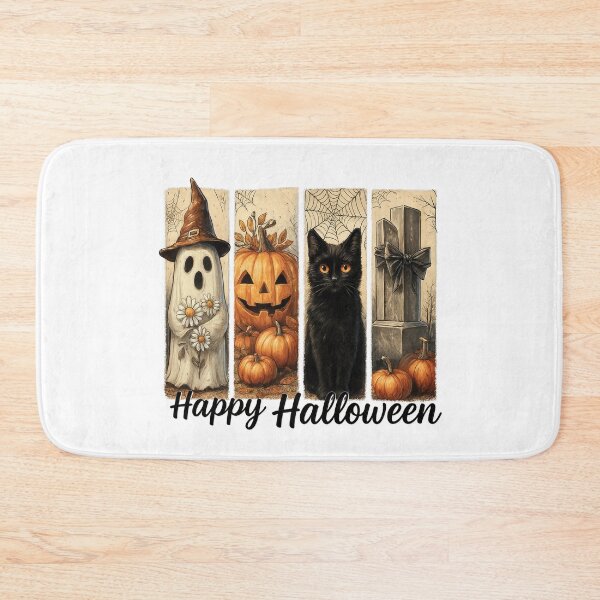 Item preview, Happy Halloween Brush Lettering Design designed and sold by CleanDecor.