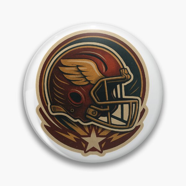 Item preview, Winged Helmet Emblem designed and sold by pixelpulsenyc.
