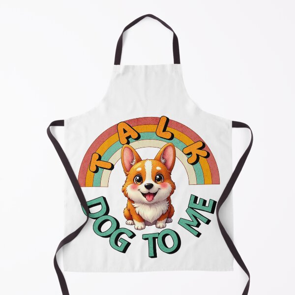 Item preview, Talk Dog To Me Cute Rainbow Puppy Design designed and sold by ArtDesignTp.