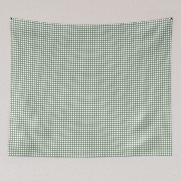 Item preview, Green and white gingham pattern designed and sold by Karf  ..