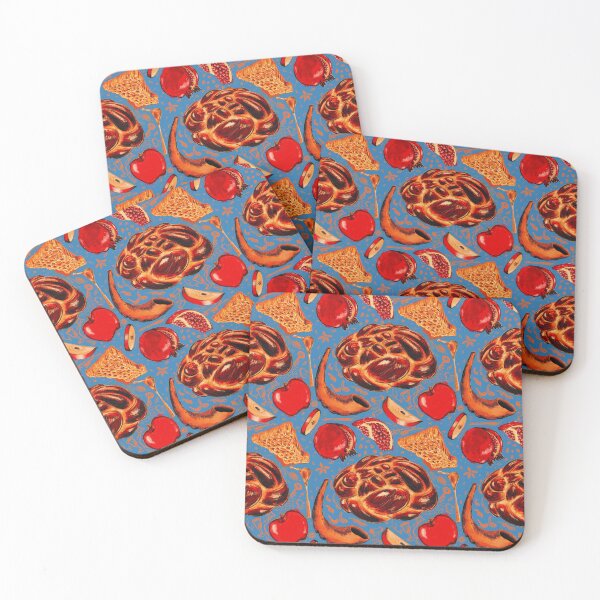 Item preview, Rosh Hashanah 2025 - Apples, honey, shofar, challah and pomegranates! designed and sold by PoppyAndGingko.