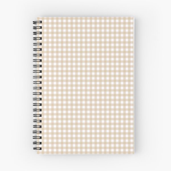 Item preview, Beige and white gingham pattern designed and sold by Karf  ..