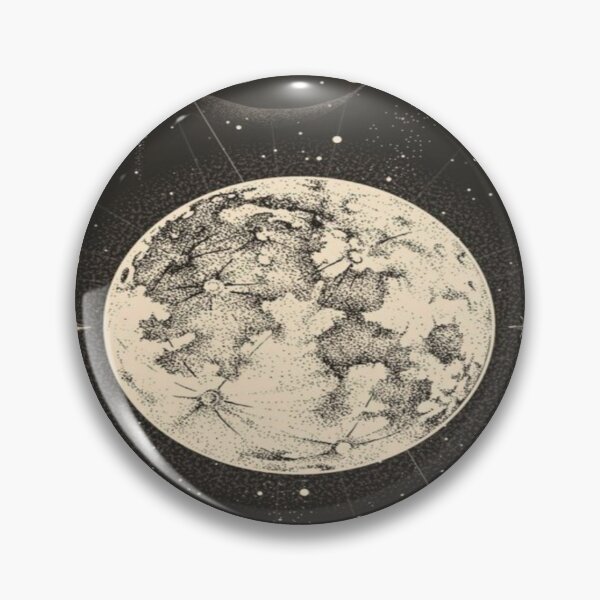 Item preview, Celestial  Moon in Dark Space Artwork  designed and sold by NivyasArtistry.