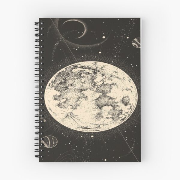 Item preview, Celestial  Moon in Dark Space Artwork  designed and sold by NivyasArtistry.