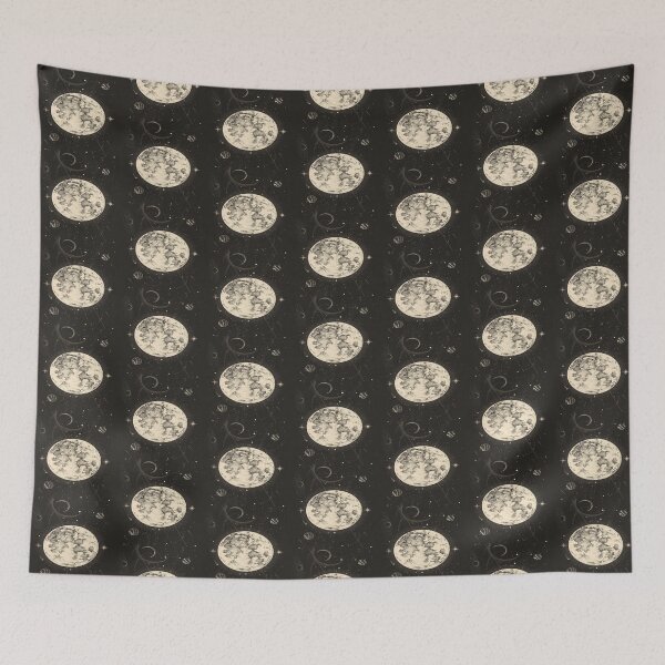 Item preview, Celestial  Moon in Dark Space Artwork  designed and sold by NivyasArtistry.
