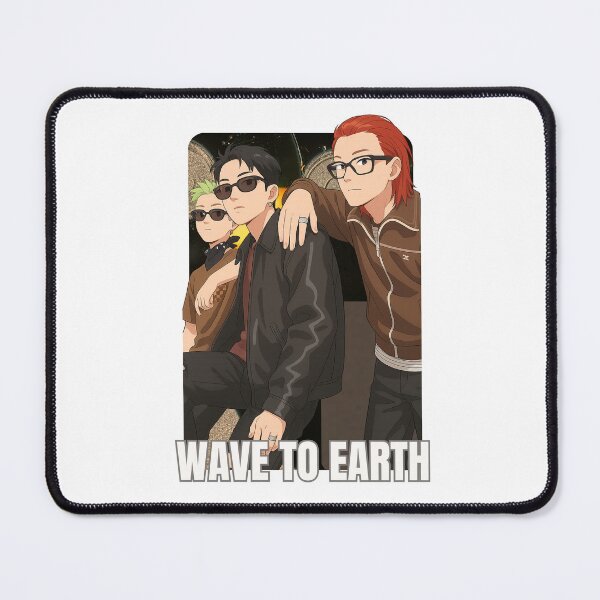 Item preview, Wave to Earth Name Cartoon Illustration Group Members Kpop Collage Design designed and sold by HELL0WBELLO.