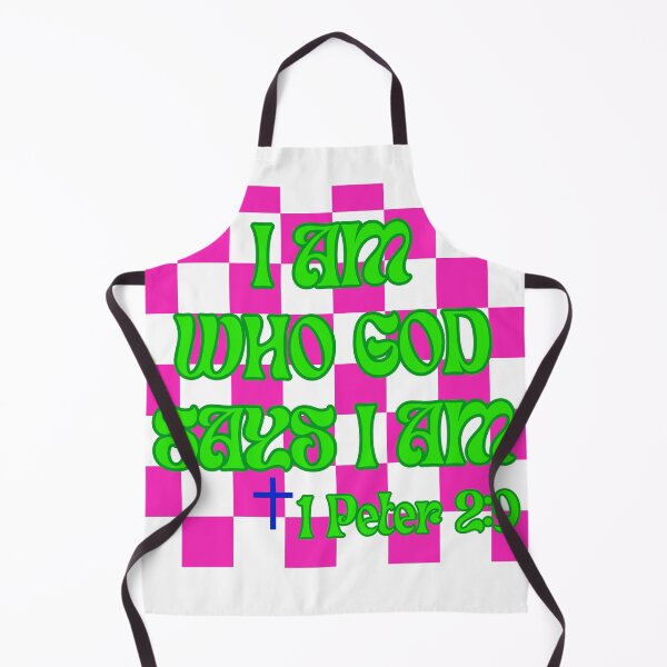 Artikelvorschau, Retro Ich bin, wer Gott sagt, dass ich bin entworfen und verkauft von Saving Grace Design & Printing.