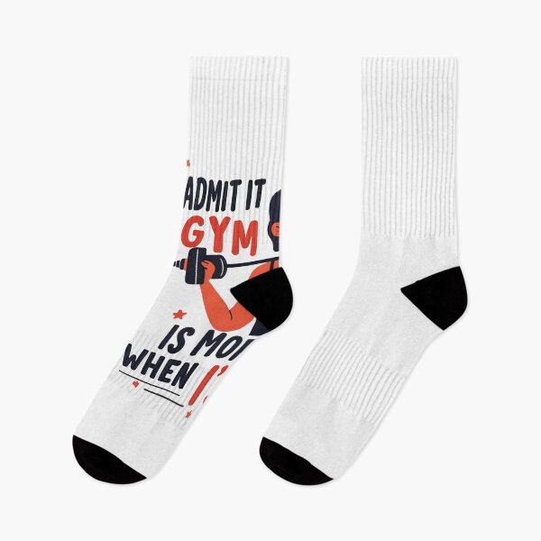 Item preview, Admit It The Gym Is More Fun When I’m Here T-Shirt | Funny Fitness Workout Tee, Funny Shirt, Valentine Shirt gift, Valentine Day Cut File designed and sold by GAIDREDA.