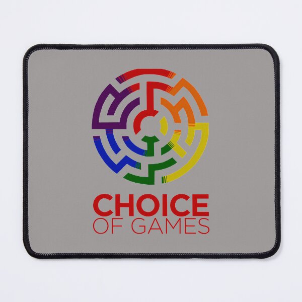 Item preview, CHOICE-OF-GAMES-RAINBOW-LETTER-LOGO designed and sold by ThomasPRodrigu.